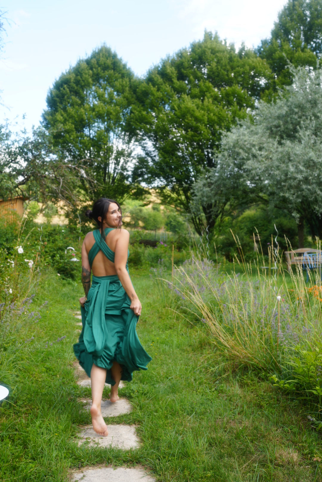 Midi-Wickelkleid