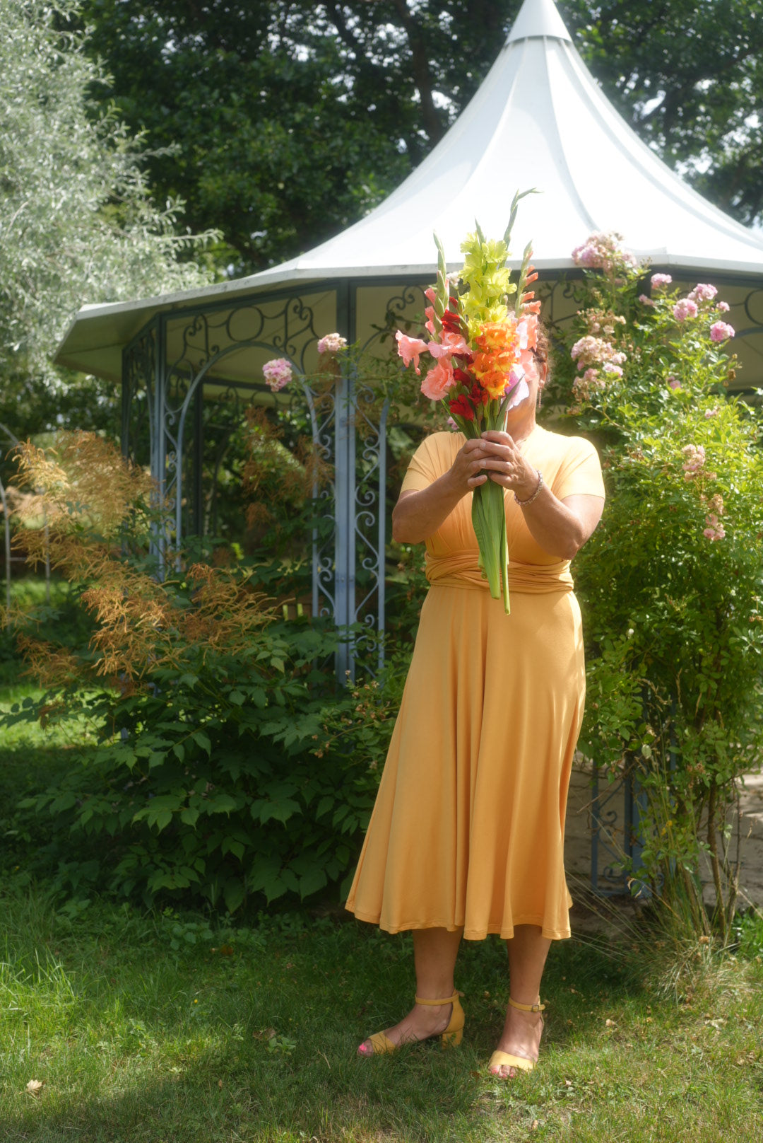 Midi-Wickelkleid