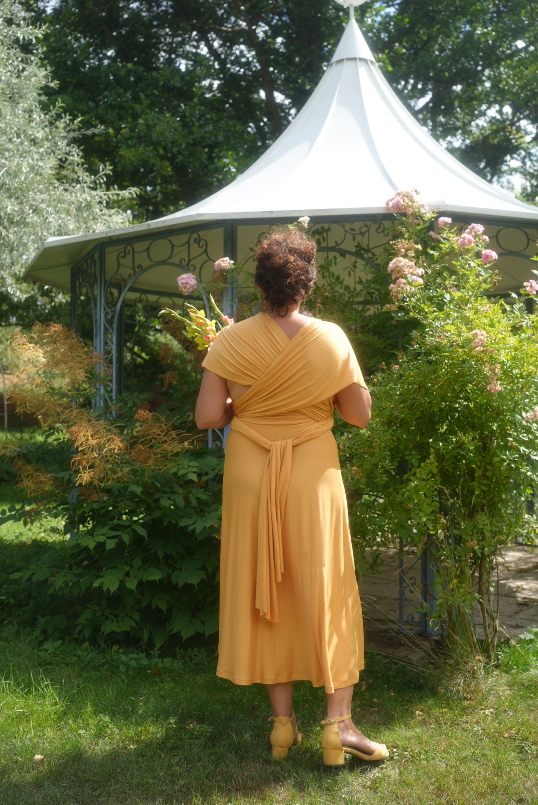 Midi-Wickelkleid