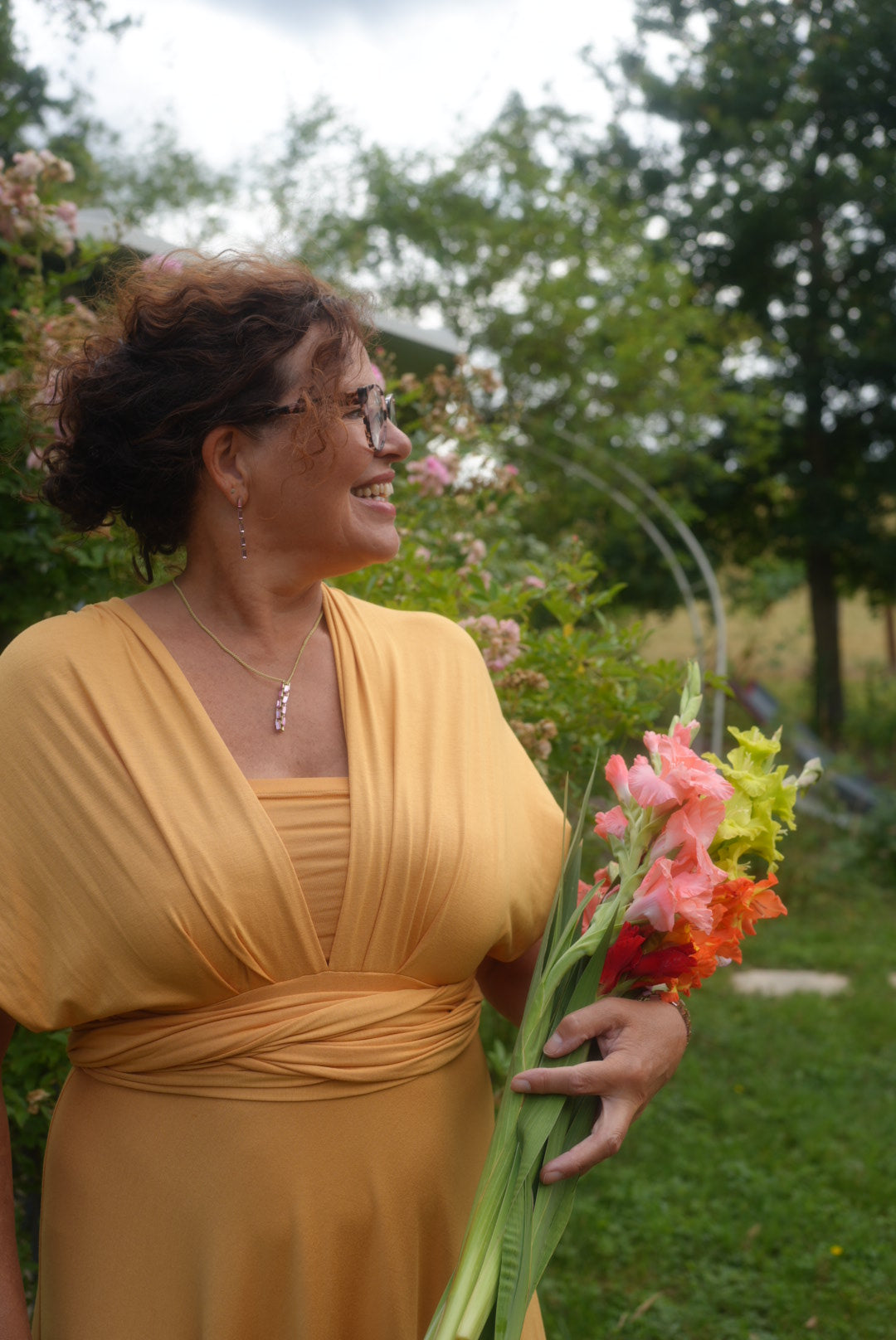 Midi-Wickelkleid