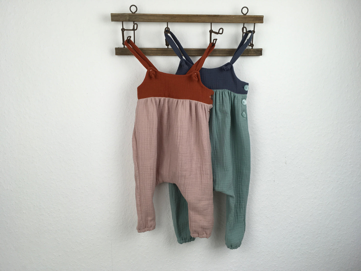 Latzhose Overall Musselin Kinder