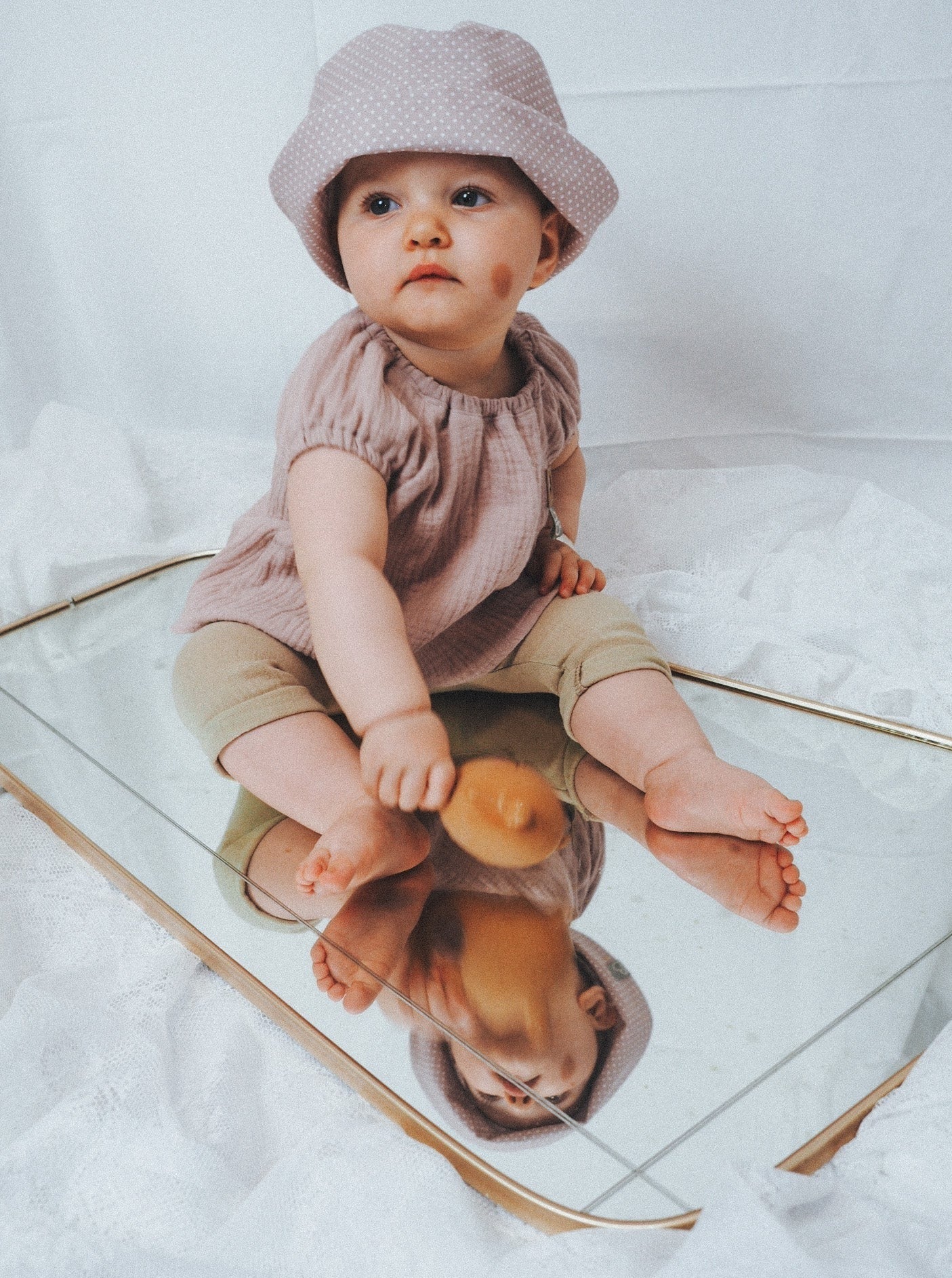 Musselinbluse Kinder