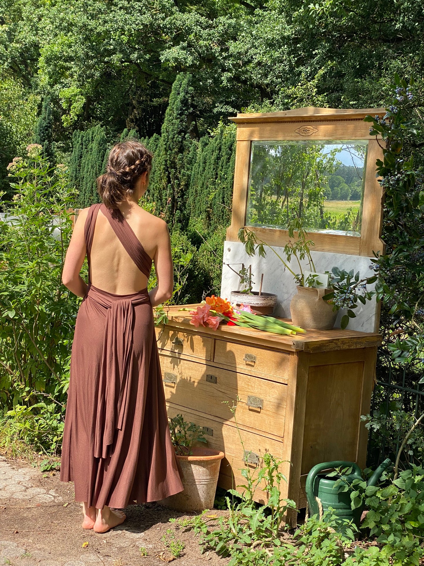 Midi-Wickelkleid