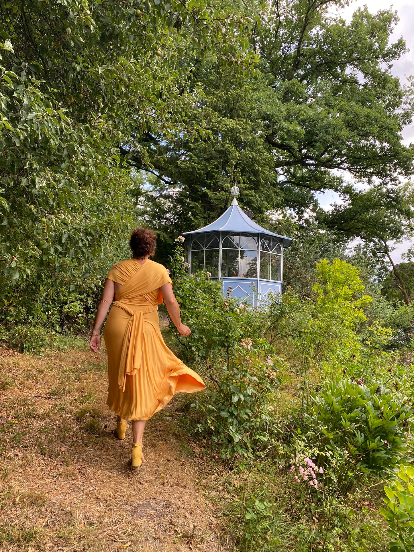 Midi-Wickelkleid