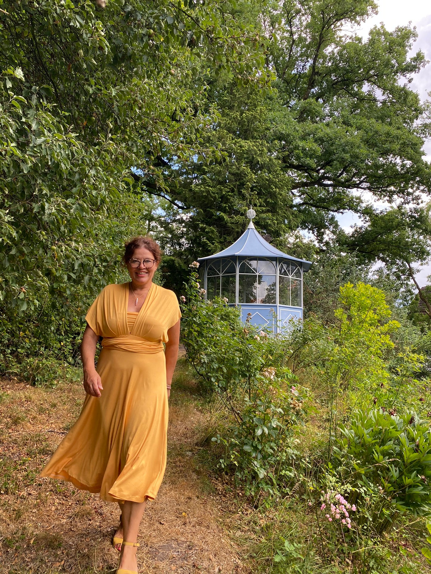 Midi-Wickelkleid