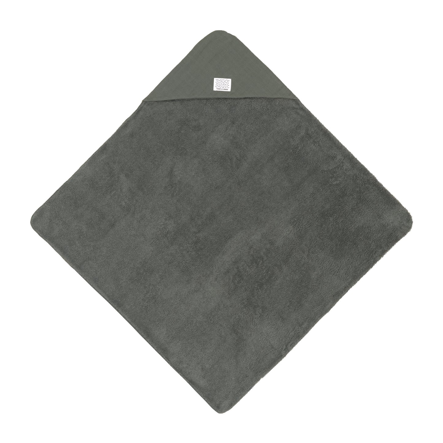 Kapuzenhandtuch Baby, Petrolgrün