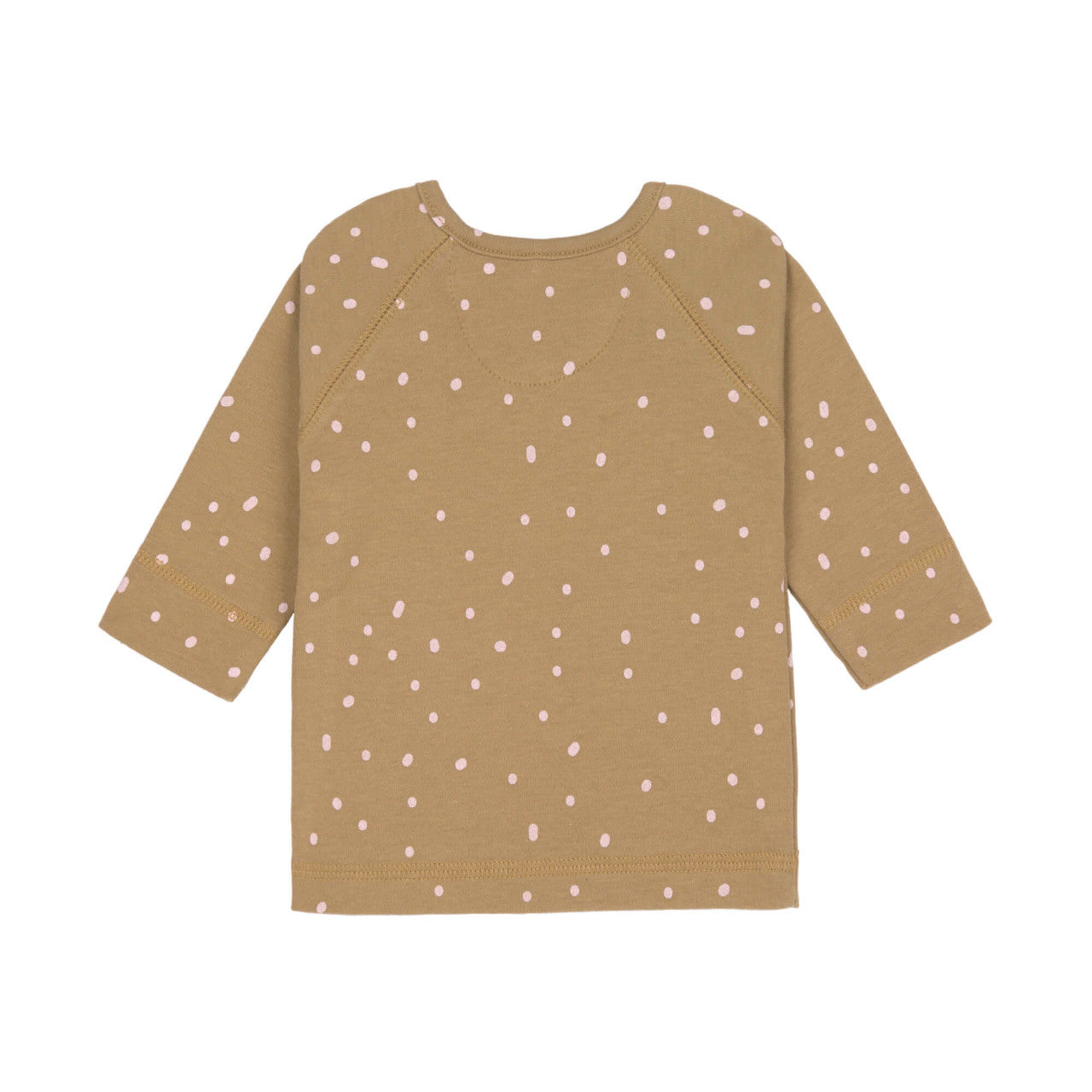 Baby Wickelshirt - Bio Baumwolle, Spots, Anthrazit
