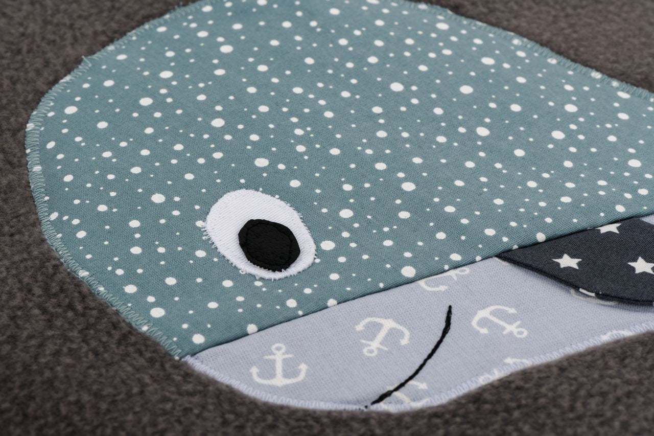 Kuscheldecke Wal Kinder