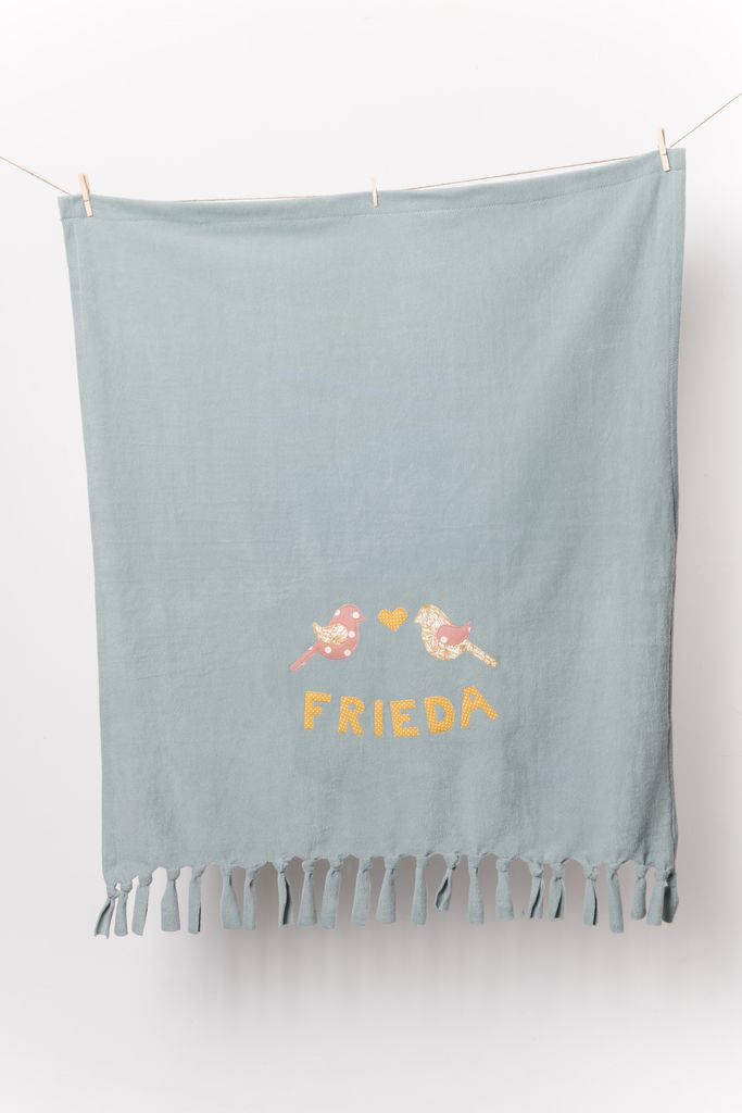 Kuscheldecke Vögel Kinder