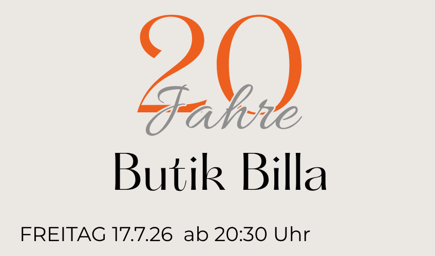 20 Jahre Butik Jubiläum